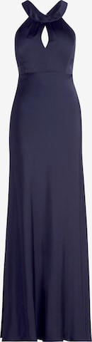 Robe de soirée Vera Mont en bleu : devant