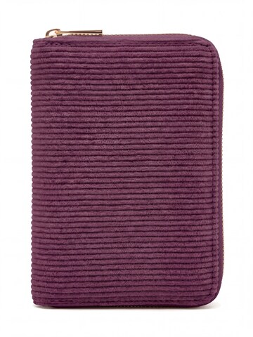 MILLYMILK® Wallet 'FONDO MEDIUM' in Purple: front