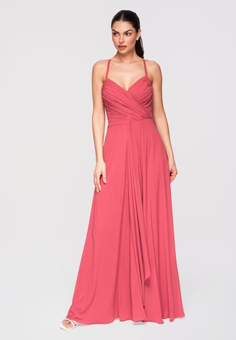 Robe de soirée Ombre en orange