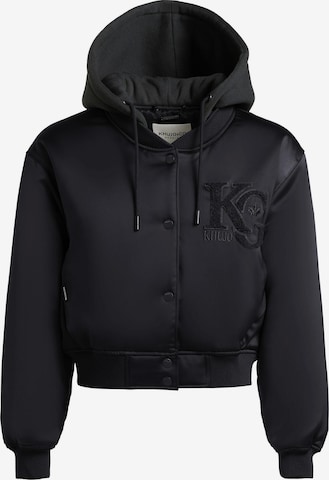 Veste mi-saison 'Chani' khujo en noir : devant