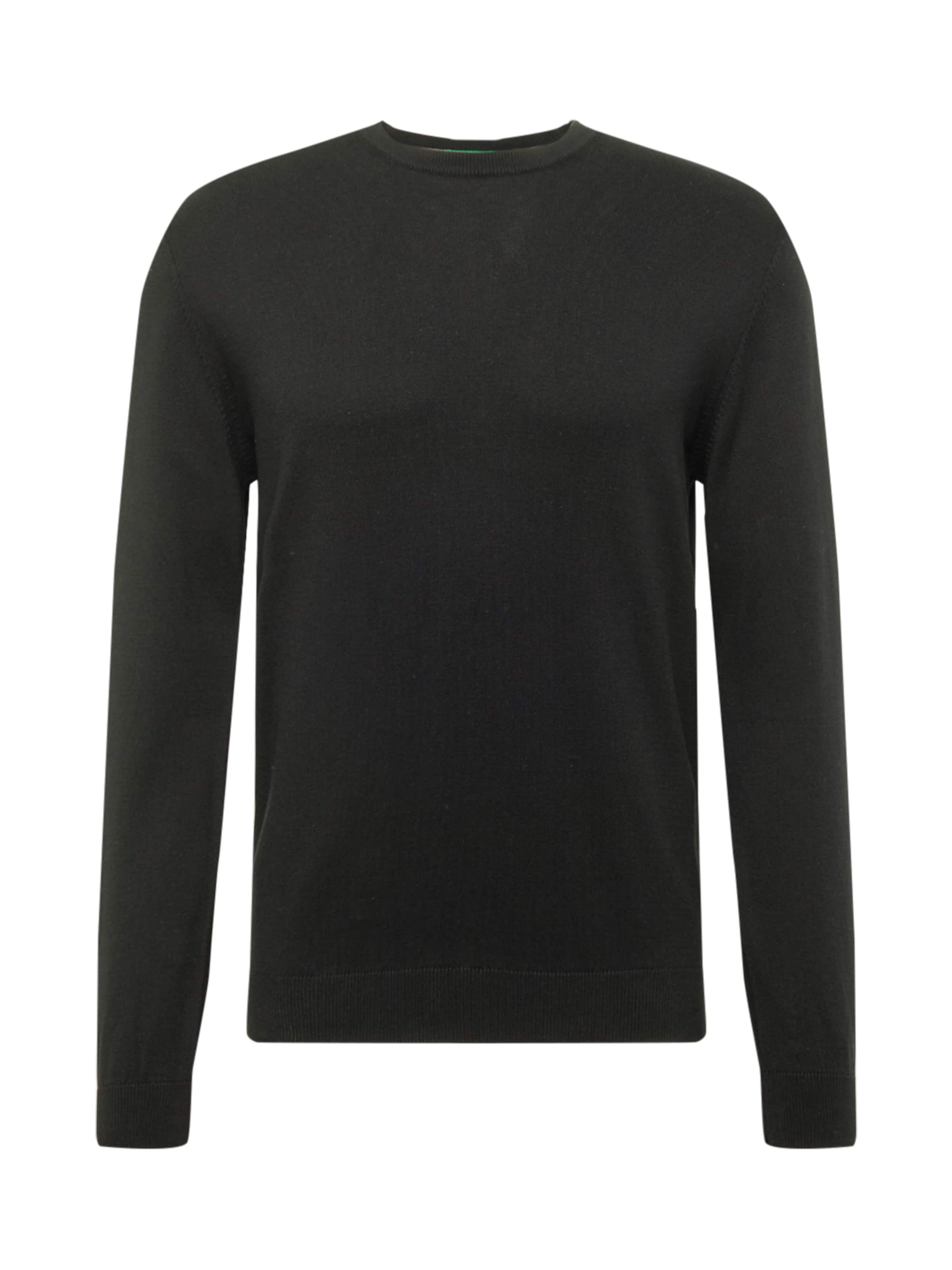UNITED COLORS OF BENETTON Pullover in Schwarz: Vorderseite