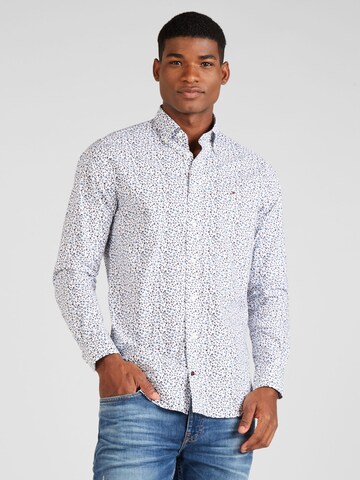 TOMMY HILFIGER - Ajuste regular Camisa en blanco: frente