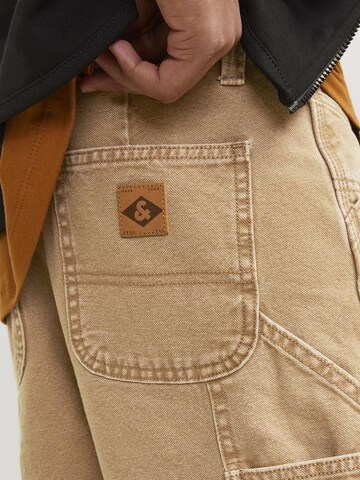 Jack & Jones Junior Loose fit Jeans 'JJAlex Carpenter' in Brown