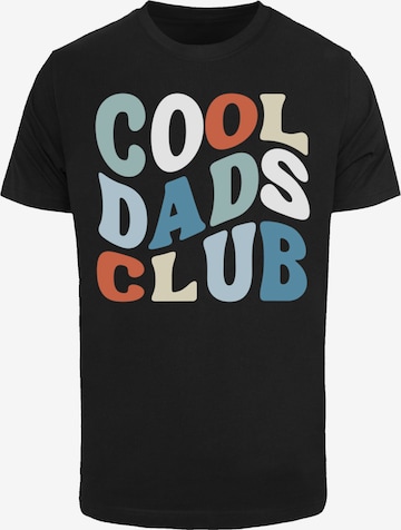 F4NT4STIC Shirt 'Cool Dads Club' in Zwart: voorkant