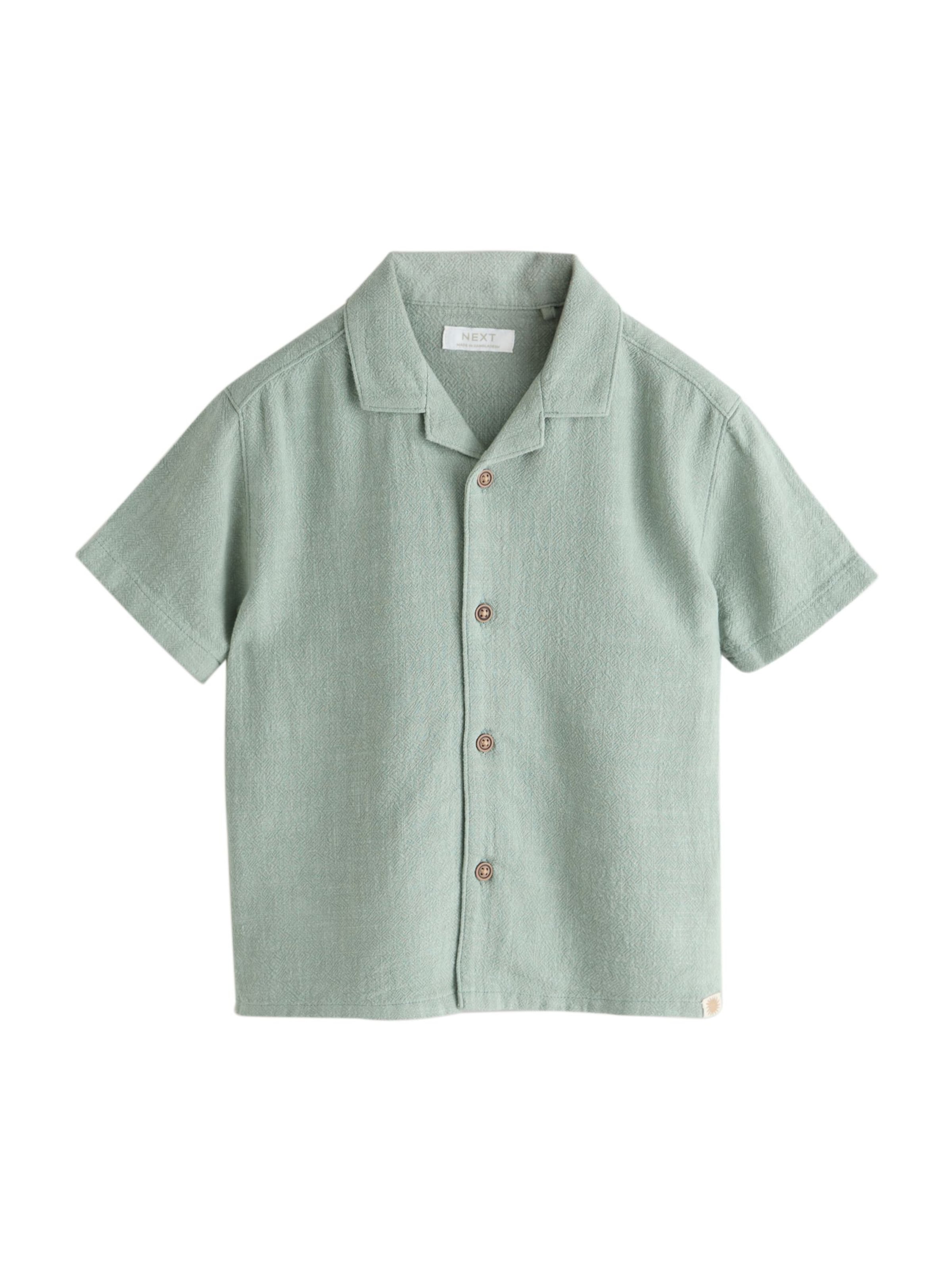 Next Regular Fit Hemd in Grün: Vorderseite