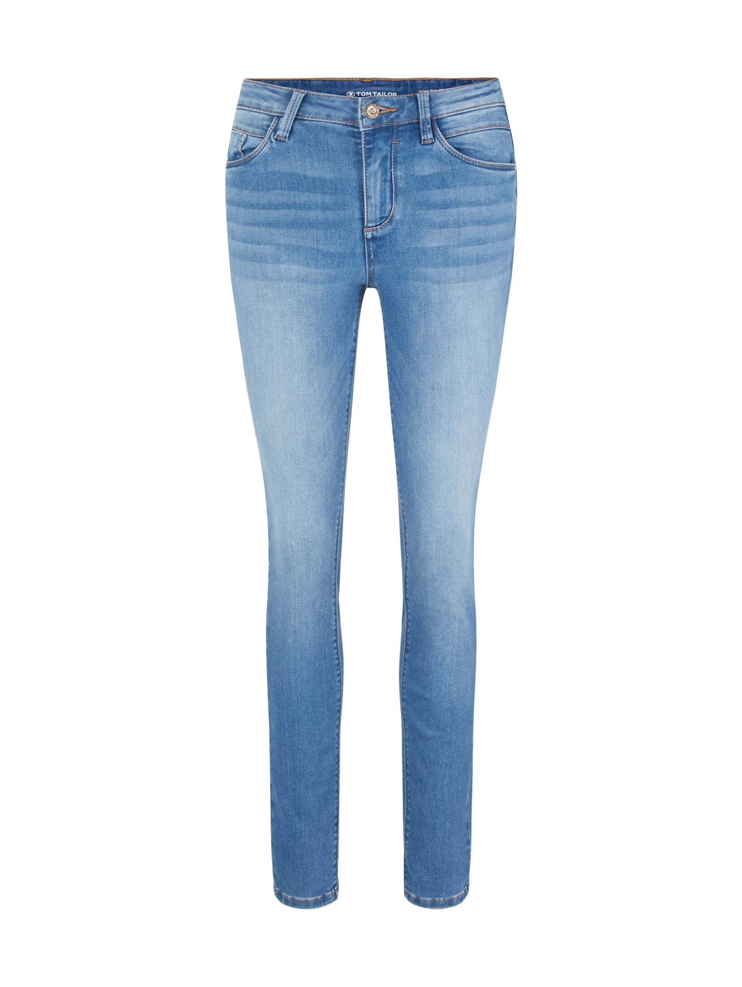 TOM TAILOR Skinny Jeans 'Alexa' in Blauw: voorkant