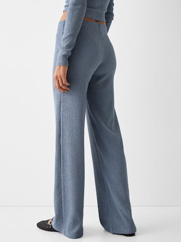 Bershka Flared Pants in Blue