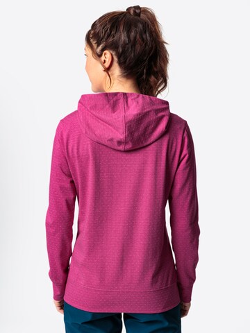 VAUDE Sports sweatshirt 'Tuenno' in Pink