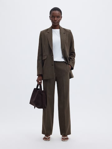 Wide Leg Pantalon à plis 'SLFRITA' SELECTED en marron