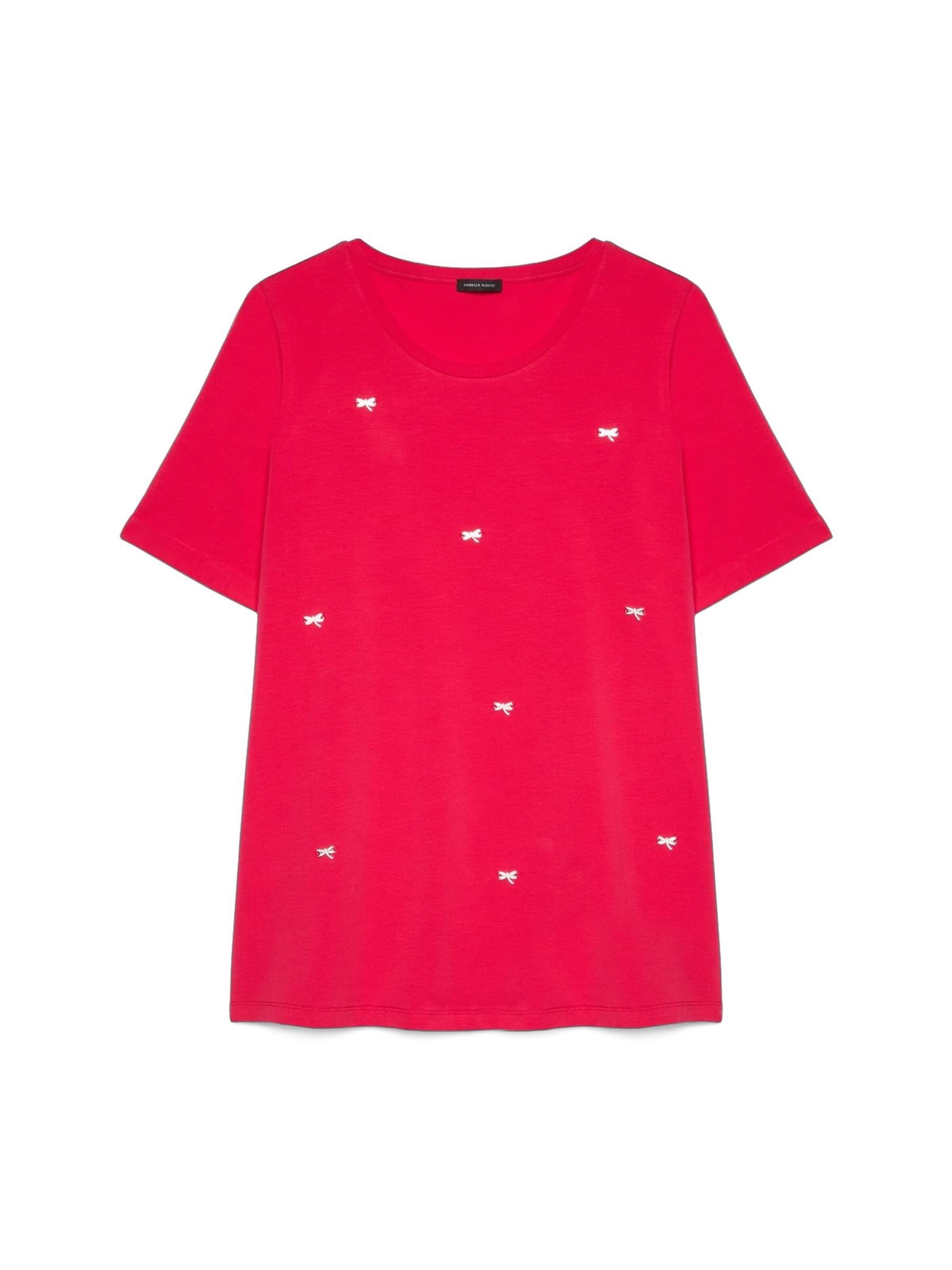 Fiorella Rubino - Camiseta en rosa: frente