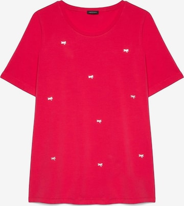 Fiorella Rubino - Camiseta en rosa: frente