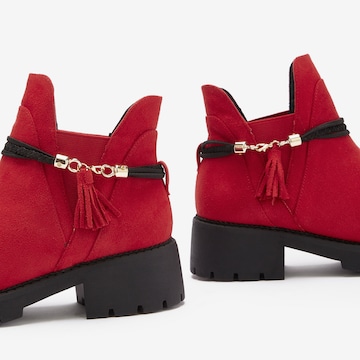 LASCANA Chelsea Boots in Rot