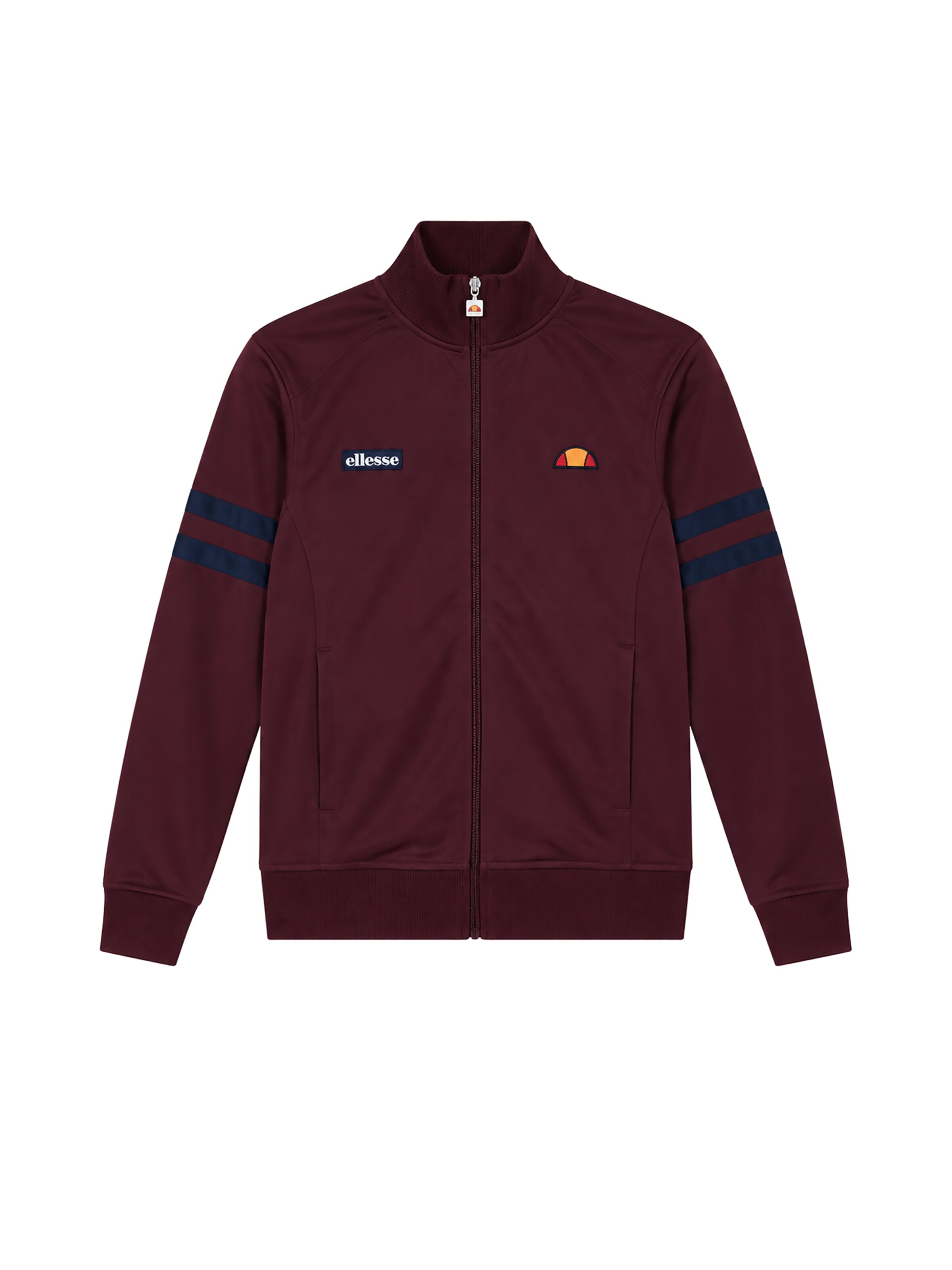 ELLESSE Zip-Up Hoodie 'Roma' in L in Navy / Burgundy, Item view