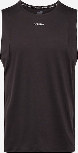 PUMA Funkcionalna majica 'Triblend' | črna / bela barva, Prikaz izdelka