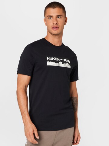 Nike Sportswear T-Shirt in Schwarz: predná strana