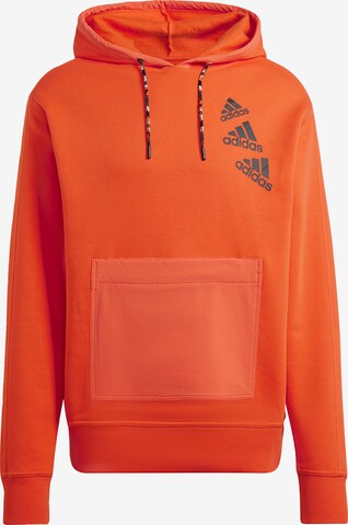 ADIDAS SPORTSWEAR Sportsweatshirt in Orange: predná strana