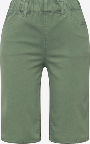 LAURASØN Regular Pants in Green: front