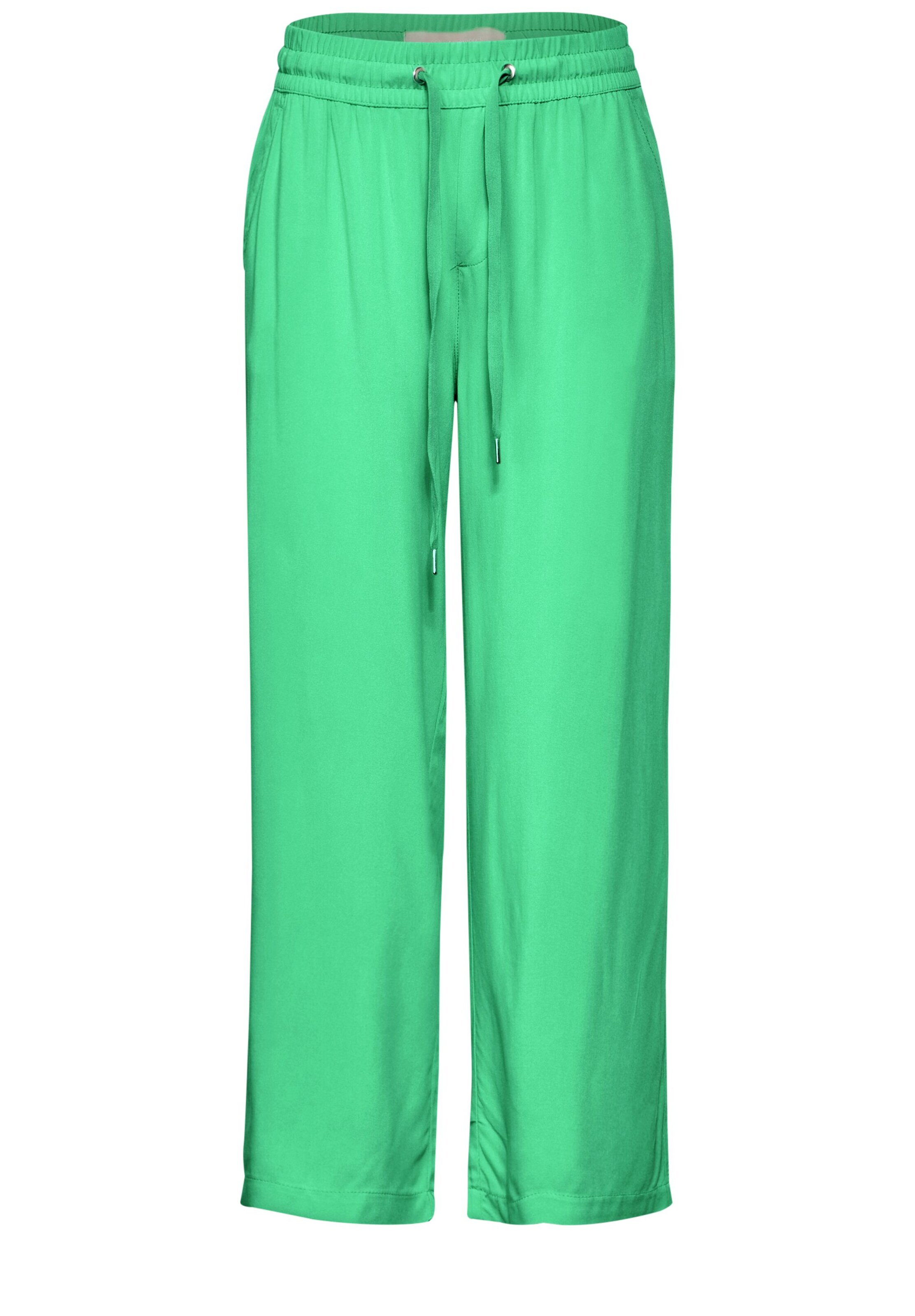 STREET ONE Pants in Green: front