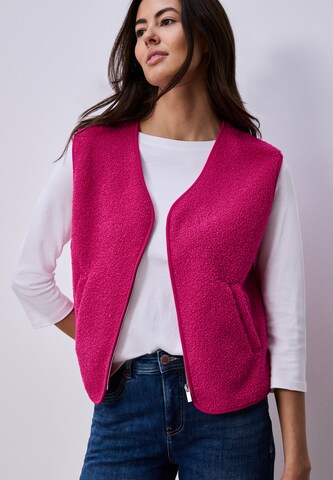 STREET ONE Vest in Pink: front