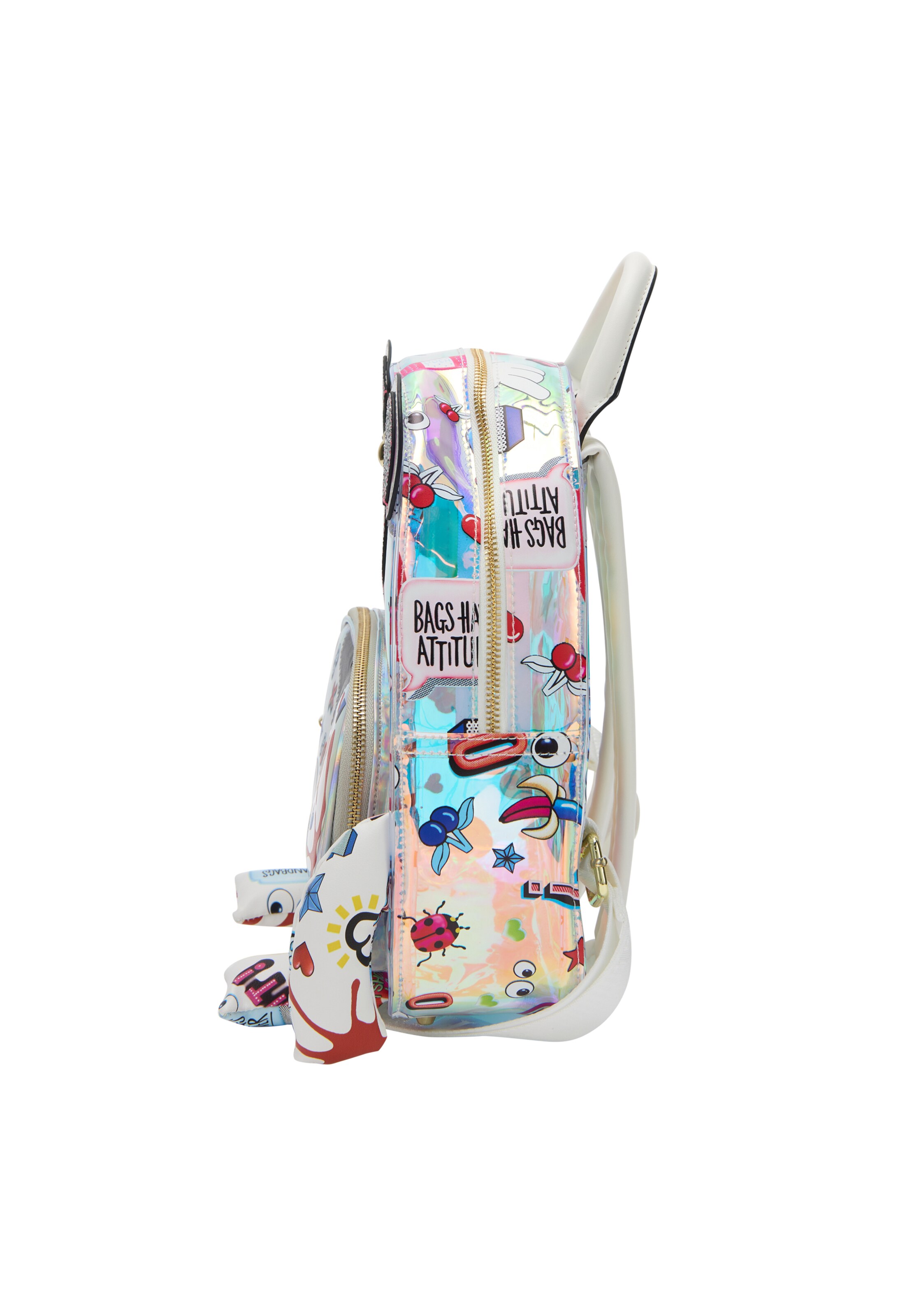 MYMO Batoh 'Pop Eyetheme' - Biela