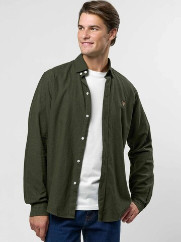 U.S. POLO ASSN. Regular fit Overhemd ' Bolt ' in Groen: voorkant