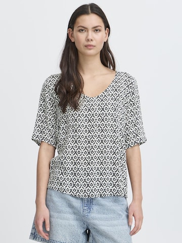 ICHI Shirt ' IHMARRAKECH ' in Blauw
