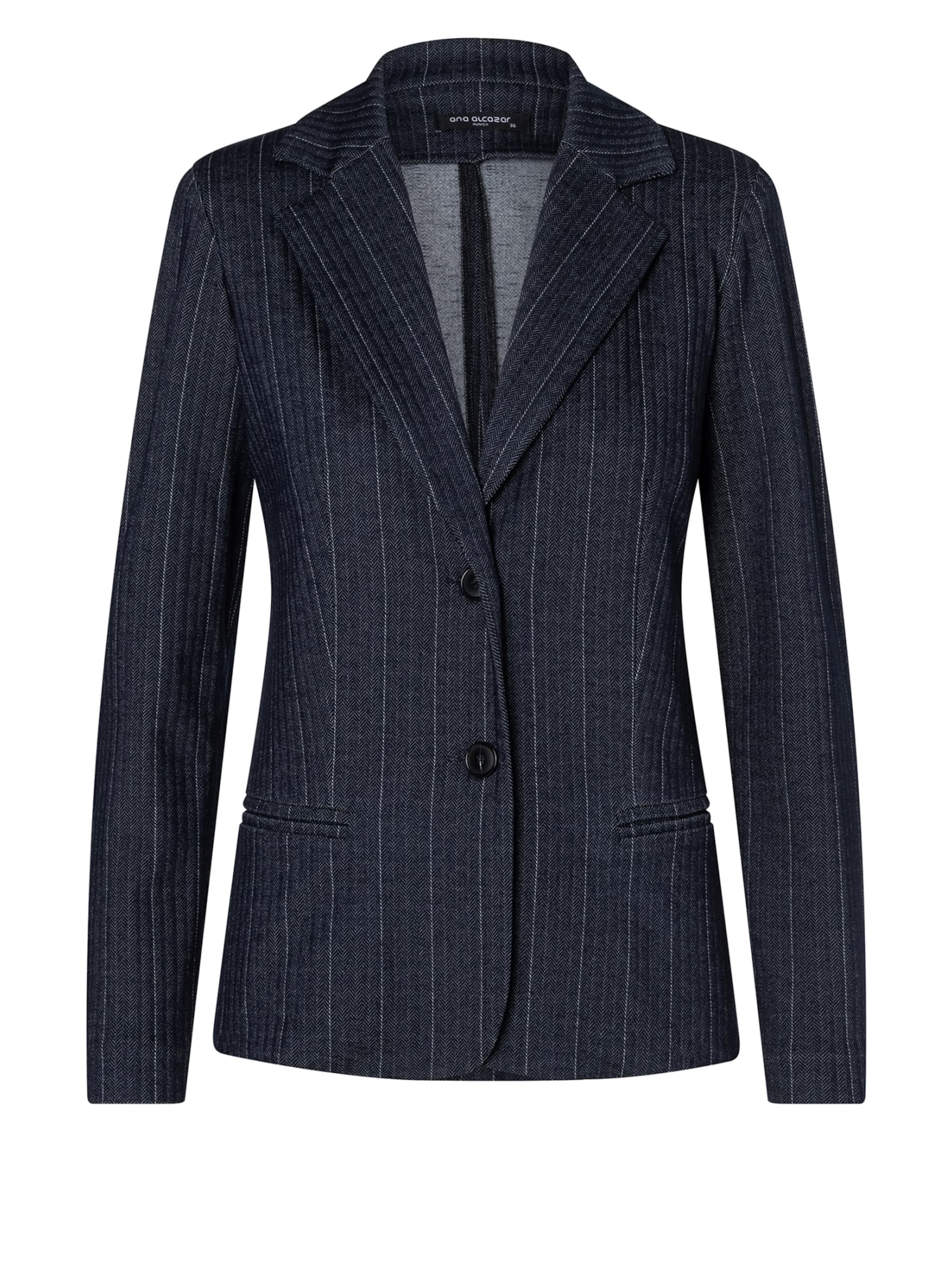 Ana Alcazar Blazer ' Enlivossa ' in Blue: front