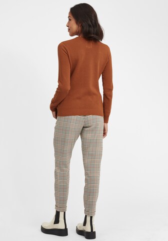 Oxmo Sweater 'Sarah' in Brown