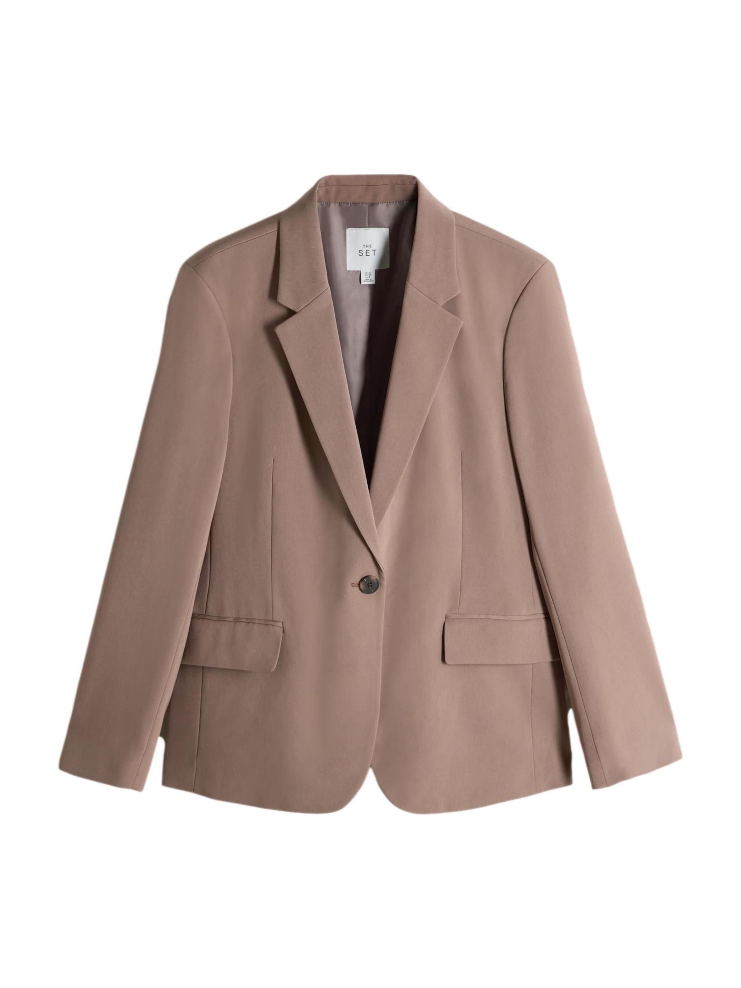 The Set - Blazer en marrón: frente