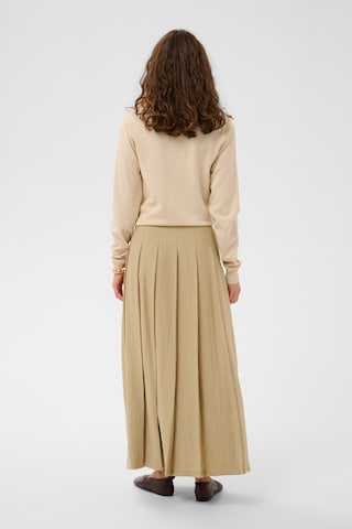 CULTURE Rok 'Heida' in Beige