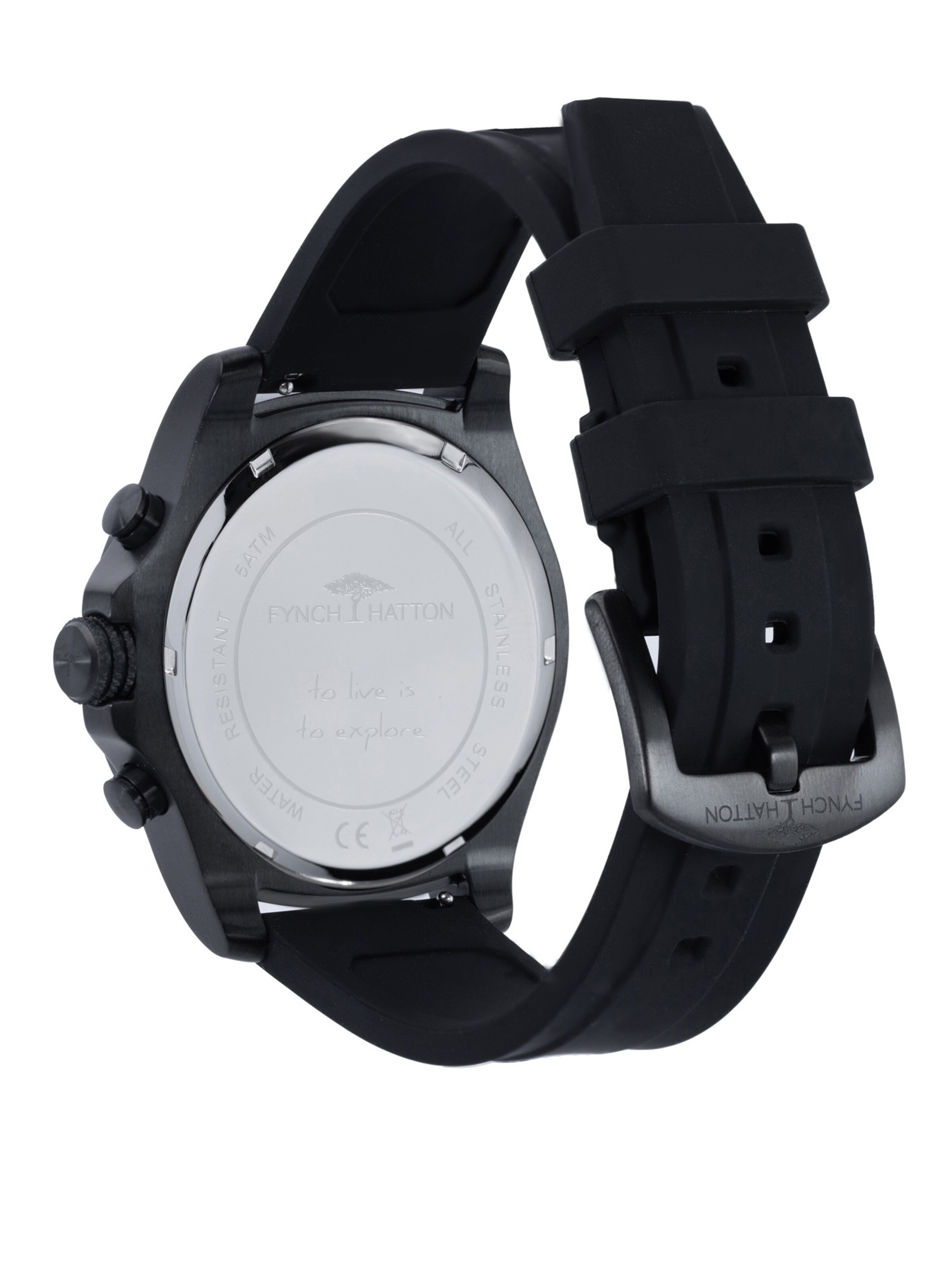 FYNCH-HATTON Analog Watch in Black