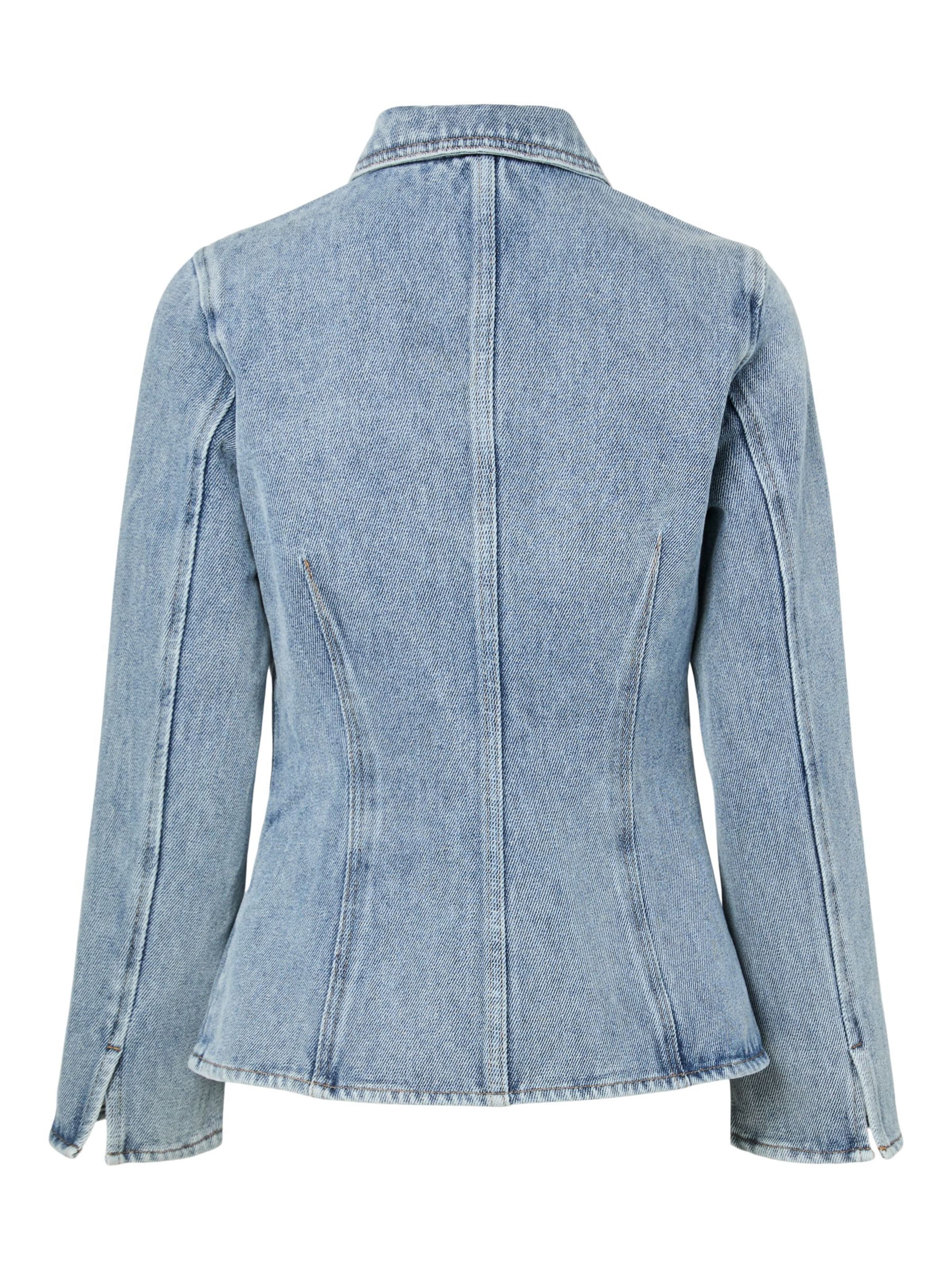 YAS Bluse 'YASLecco' i blå