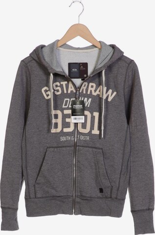 G-Star RAW Sweatshirt & Zip-Up Hoodie in S in Grey: front