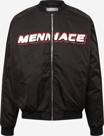 Mennace Between-Season Jacket in Black: front