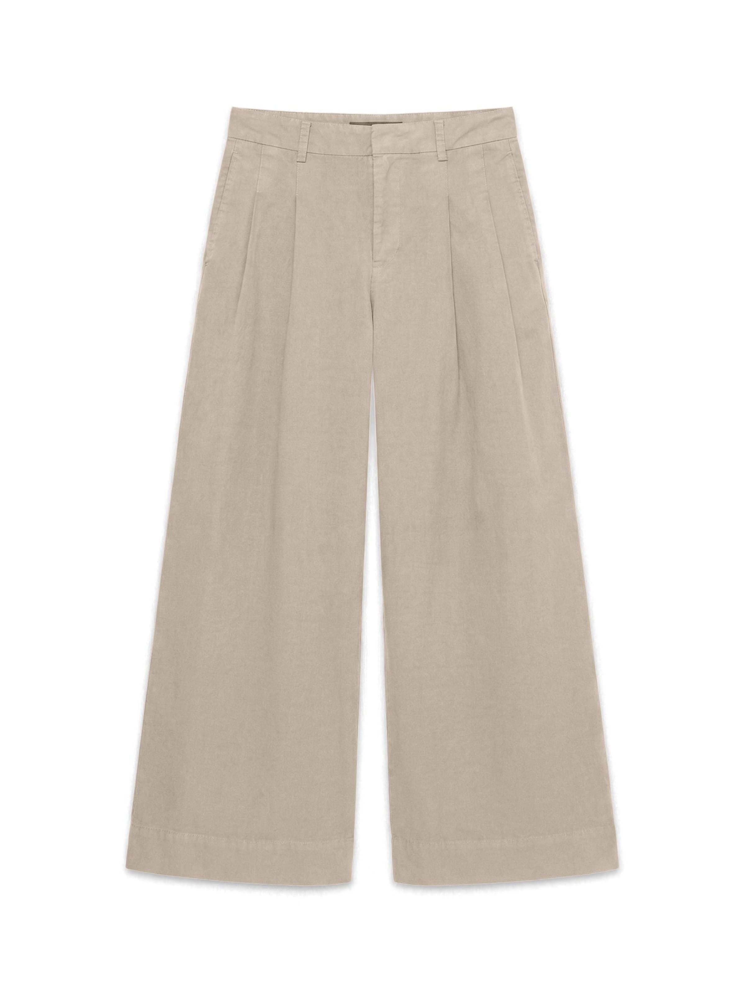 Pantaloni con pieghe 'VMNova' in 34/32 VERO MODA di colore beige, Visualizzazione prodotti