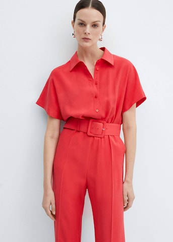 MANGO Jumpsuit 'nantes' in Red