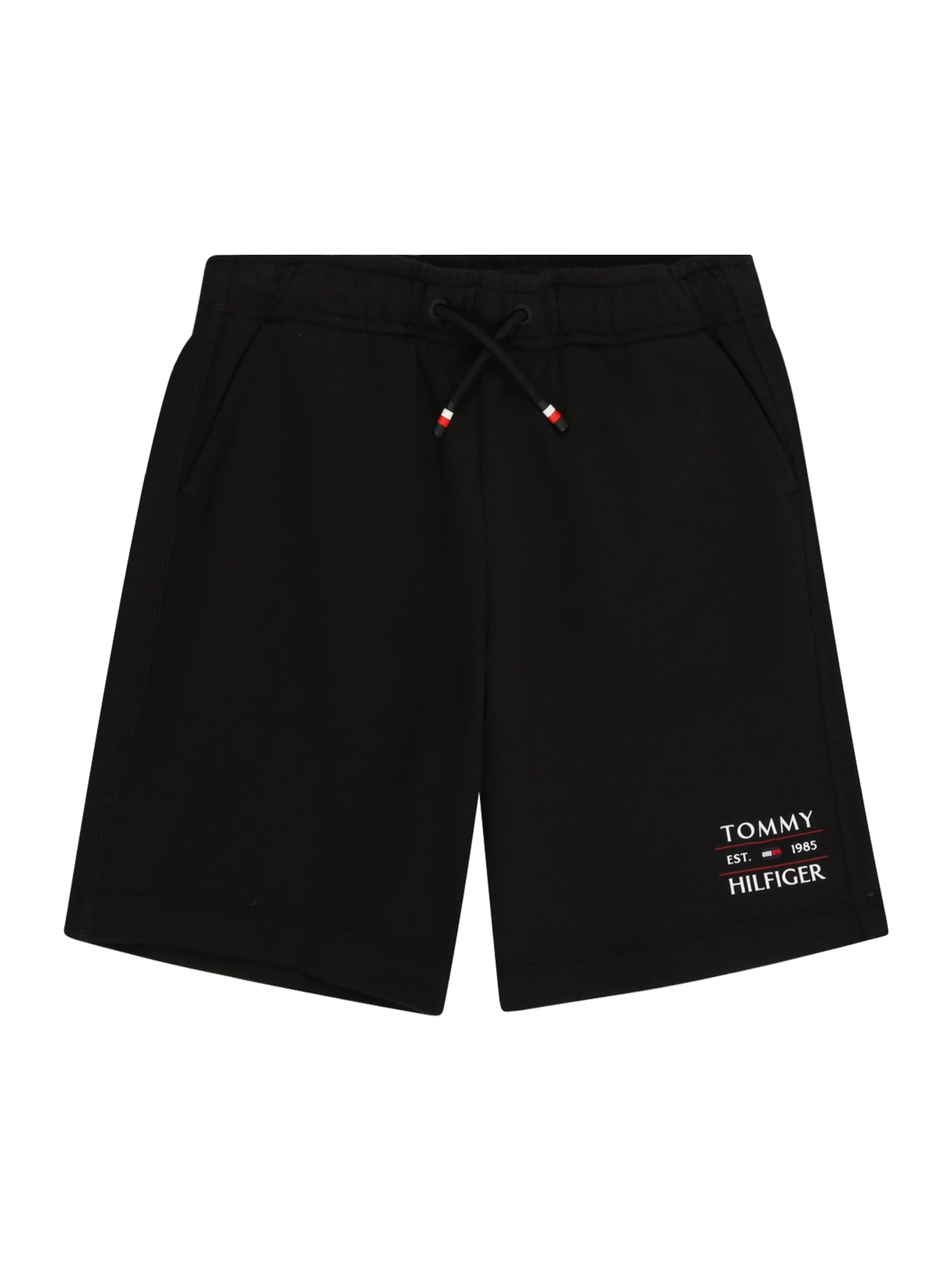 Regular Pantalon TOMMY HILFIGER en noir : devant