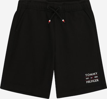 TOMMY HILFIGER Trousers in Black: front
