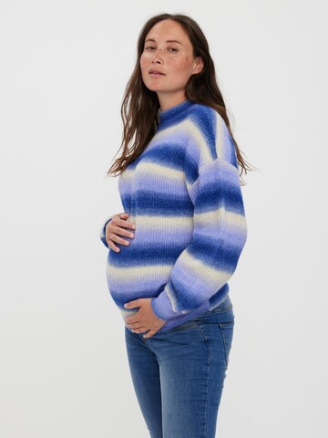 Vero Moda Maternity Sweater 'Elektra' in Blue: front