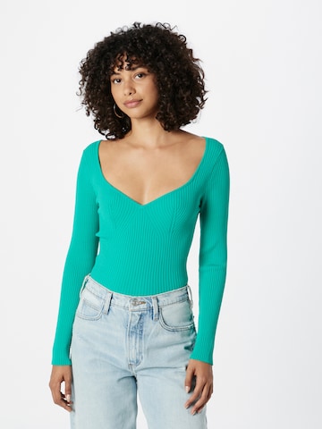 Oasis Sweater in Green: front