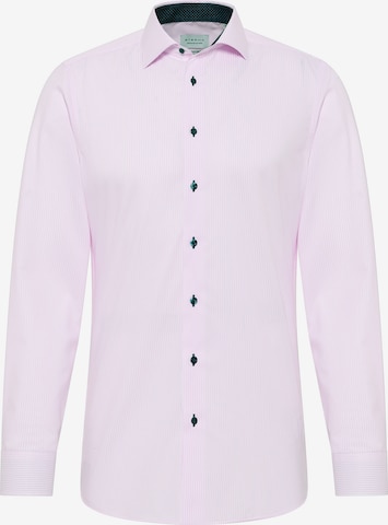 ETERNA Slim fit Button Up Shirt in Pink: front