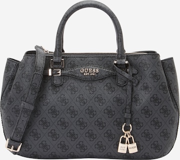 GUESS Handtasche 'KATYA GIRLFRIEND SATCHEL' in Grau: Vorderseite