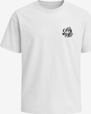 Neverless Shirt 'Walross' in White: front
