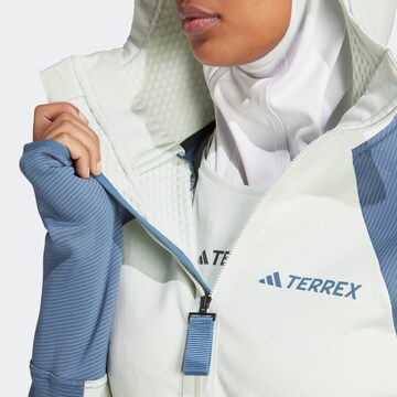ADIDAS TERREX Functionele fleece jas 'Tech Flooce' in Blauw