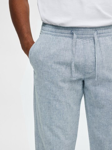 SELECTED Regular Trousers 'Silas' in Blue
