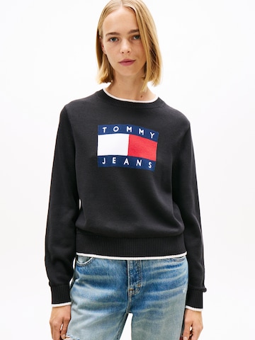 Tommy Jeans Pullover in Schwarz: Vorderseite