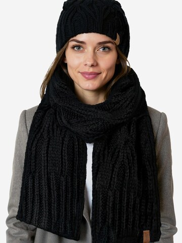 Vivisence Mütze '70112' in Schwarz: Vorderseite