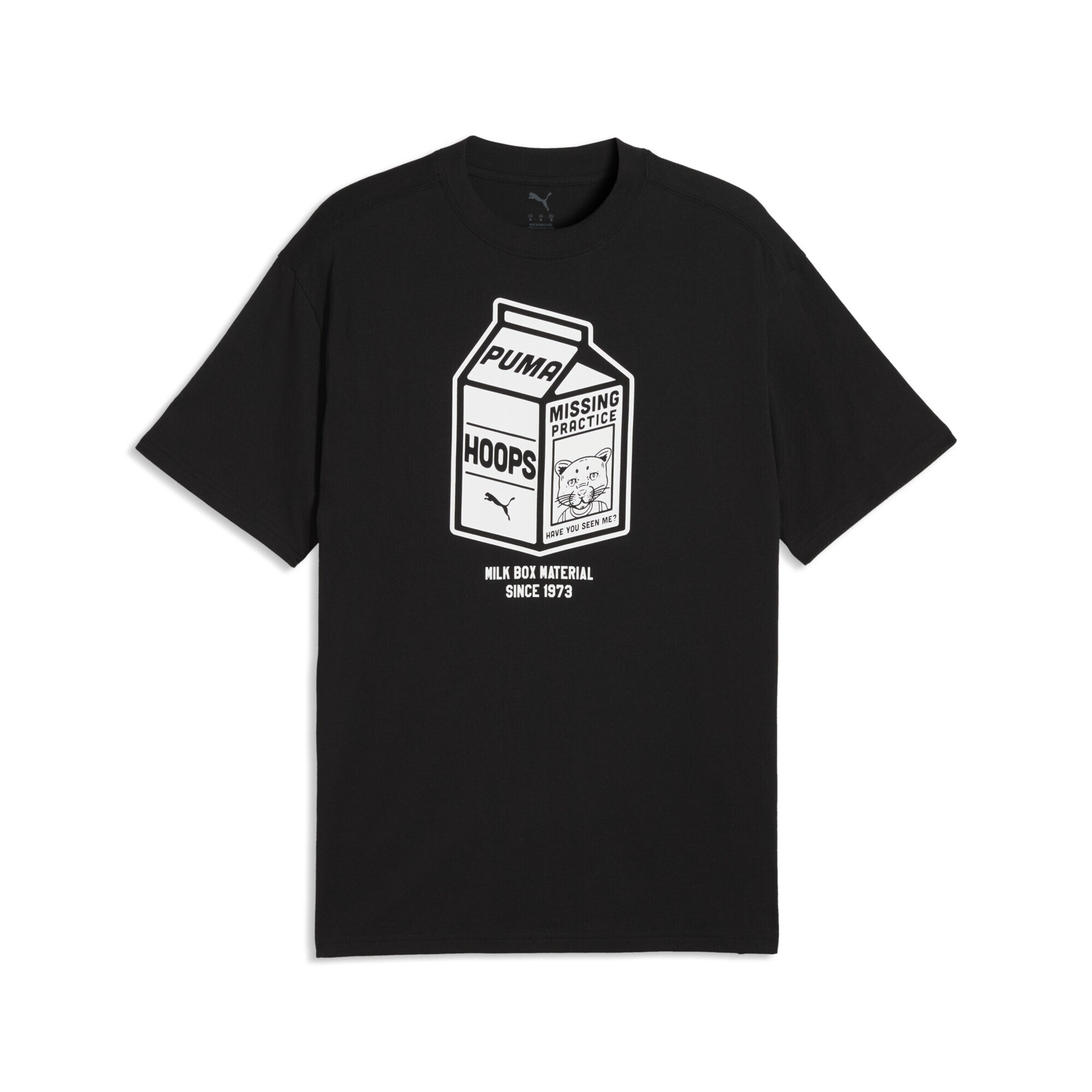PUMA Shirt in Zwart: voorkant