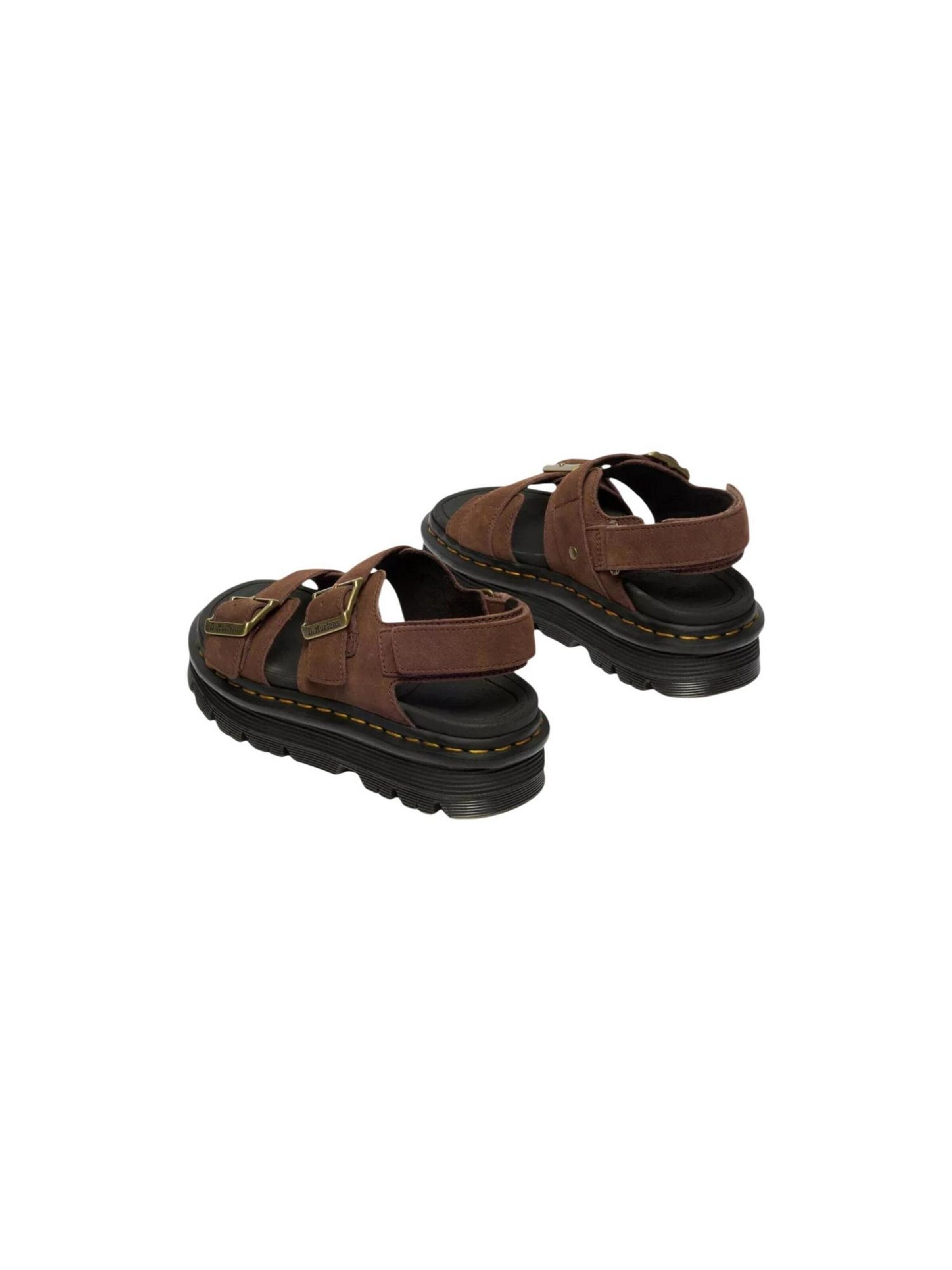 Sandalo 'Zebzag Sandal Sepia Brown Tumbled Nubuck 42853200' di Dr. Martens in marrone