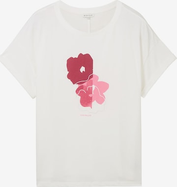 Tom Tailor Women + - Camiseta en blanco: frente